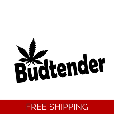 Budtender Marijuana 420 Weed Bud Die Cut Vinyl Decal sticker